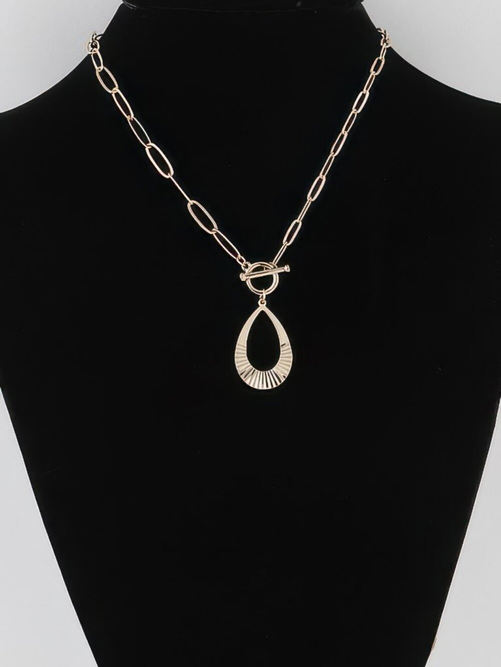 Teardrop Toggle Necklace